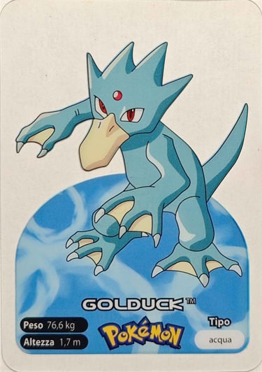 55 Golduck lamincards spécial édition