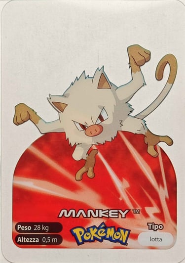 56 Mankey lamincards spécial édition
