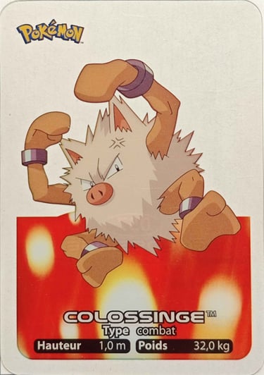 57 Colossinge Lamincards Pokémon série 1