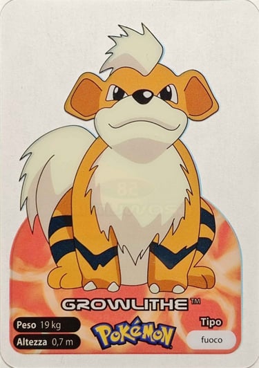 58 Growlithe lamincards spécial édition