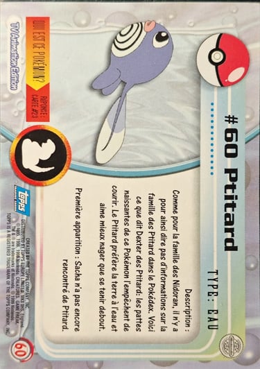 Ptitard topps série 1