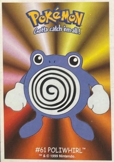 Poliwhirl Dunkin Boomer 1999