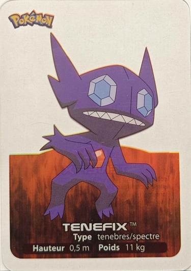 62 Tenefix Lamincards Pokémon série 3