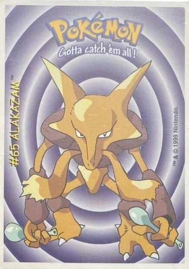 Alakazam Dunkin Boomer 1999