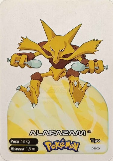 65 Alakazam lamincards spécial édition