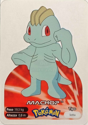 66 Machop lamincards spécial édition