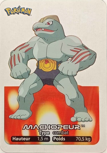 67-Machopeur Lamincards Pokémon série 1