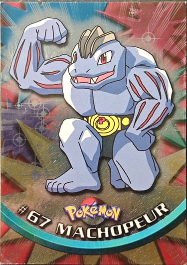 Machopeur topps série 1 foil