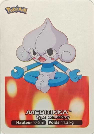 67 Meditikka Lamincards Pokémon série 3