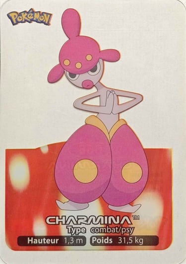 68 Charmina Lamincards Pokémon série 3