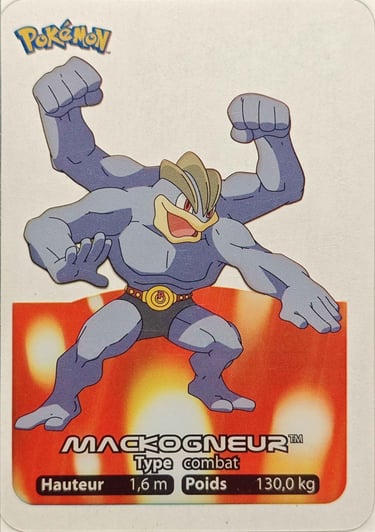 Mackogneur Lamincards Pokémon série 1