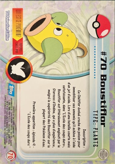 Boustiflor topps série 1