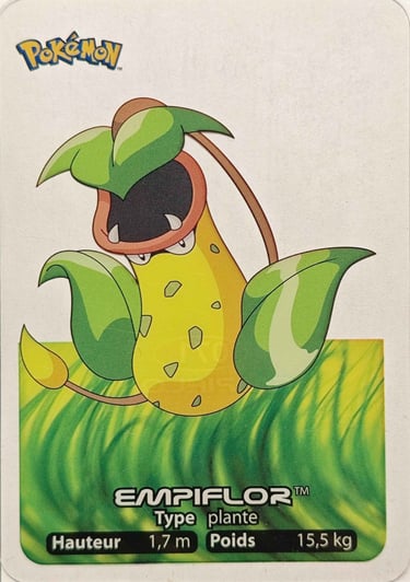 71 Empiflor Lamincards Pokémon série 1
