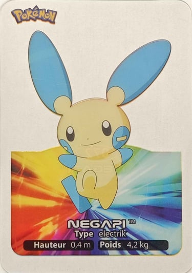 72 Negapi Lamincards Pokémon série 3