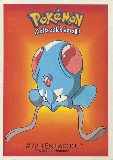 Tentacool Dunkin Boomer 1999