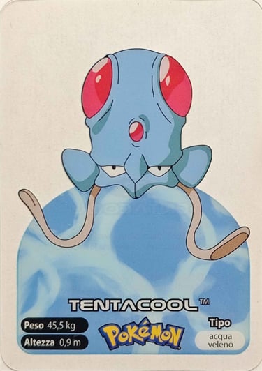 72 Tentacool lamincards spécial édition