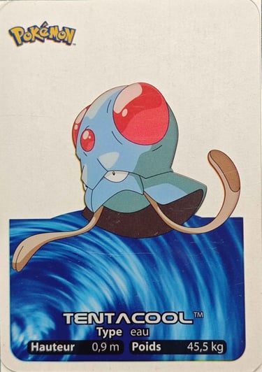 72 Tentacool Lamincards Pokémon série 1