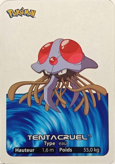 73 Tentacruel Lamincards Pokémon série 1