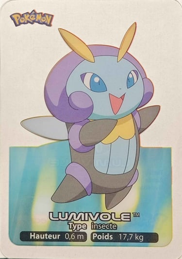74 Lumivole Lamincards Pokémon série 3