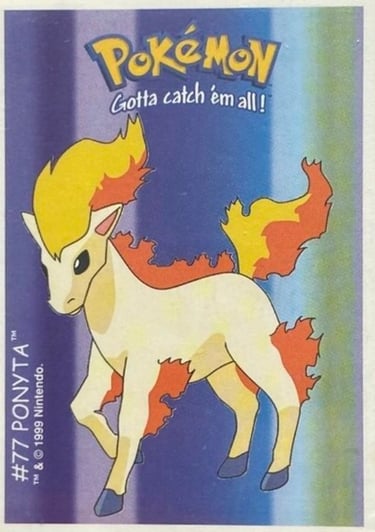 Ponyta Dunkin Boomer 1999