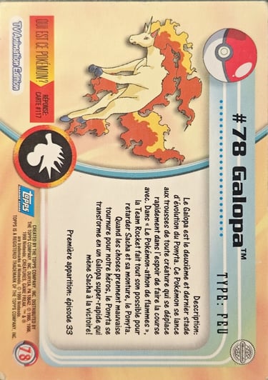 Galopa topps série 2