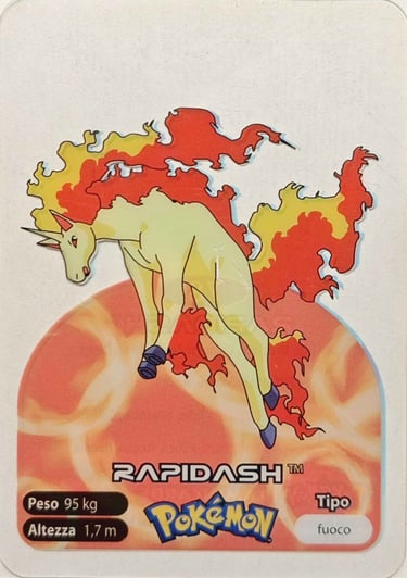 78 Rapidash lamincards spécial édition