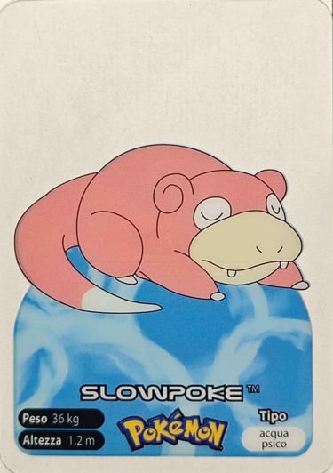 80 Slowpoke lamincards spécial édition