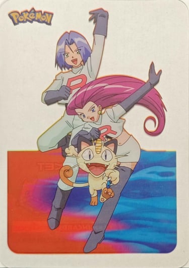 8 Team Rocket Lamncards Pokémon série 3
