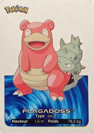 80 Flagadoss Lamincards Pokémon série 1