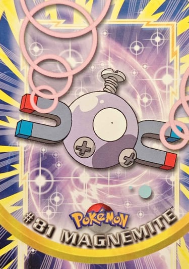 81 Magnemite Topps Pokémon series 2 US