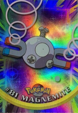 81 Magnemite Topps Pokémon series 2 US rainbow foil