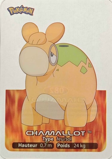 82 Chamallot Lamincards Pokémon série 3