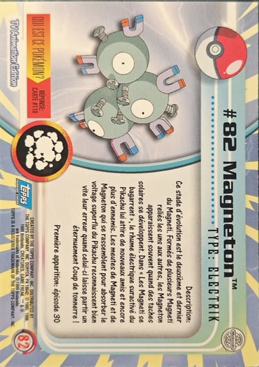 Magneton topps série 2