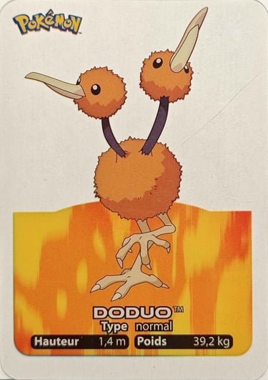 84 Doduo Lamincards Pokémon série 1