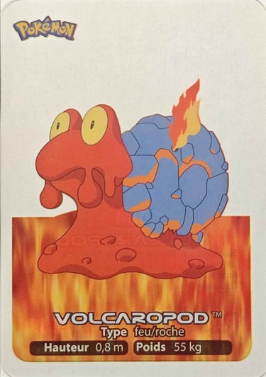 84 Volcaropod Lamincards Pokémon série 3