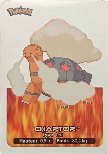 85 Chartor Lamincards Pokémon série 3