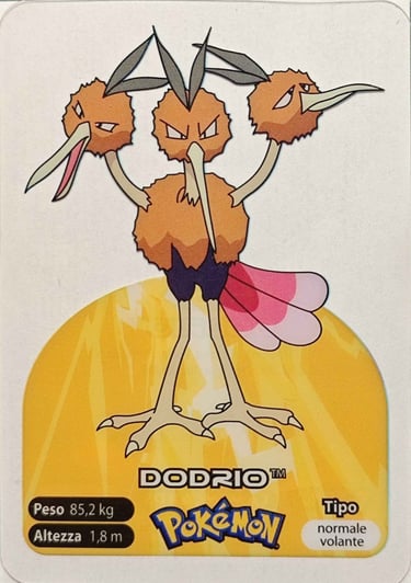 85 Dodrio lamincards spécial édition