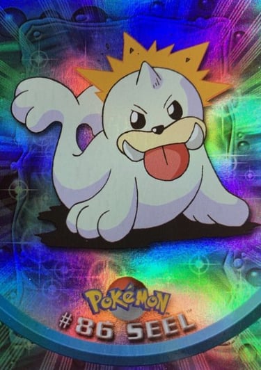 86 Seel Topps Pokémon series 2 US rainbow foil