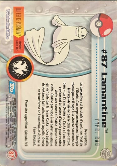 Lamantine topps série 2