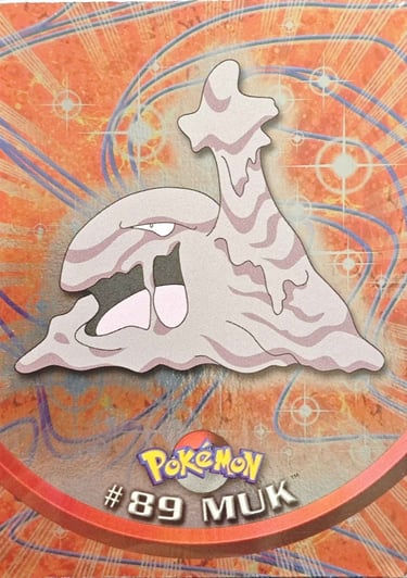 89 Muk Topps Pokémon series 2 US smooth foil