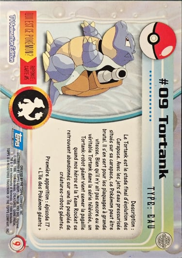 Tortank topps serie 1