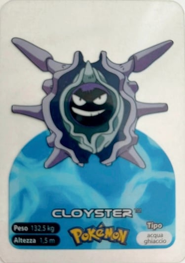 91 Cloyster lamincards spécial édition