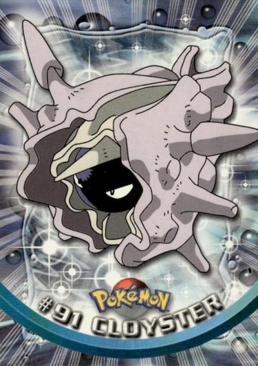 91 Cloyster Topps Pokémon series 2 US