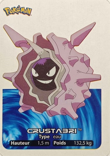 91 Crustabri Lamincards Pokémon série 1