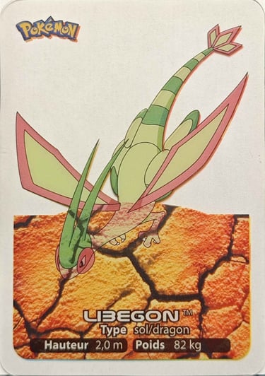 91 Libegon Lamincards Pokémon série 3