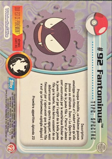 Fantominus topps série 2