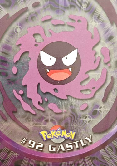 92 Gastly Topps Pokémon series 2 us smooth foil
