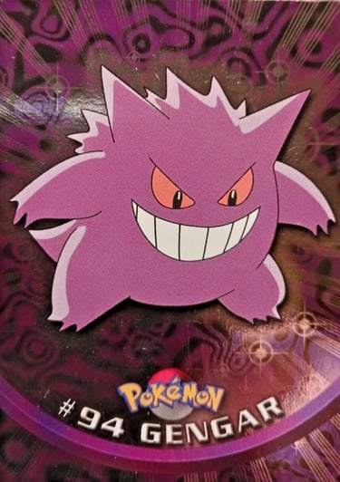 94 Gengar Topps Pokémon series 2 US silver foil