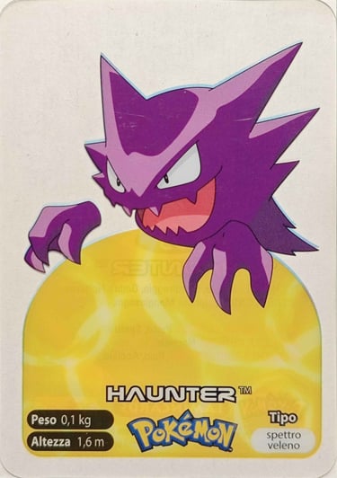 93 Haunter lamincards spécial édition