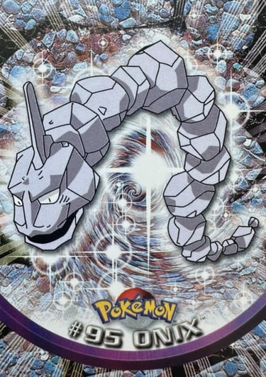 95 Onix Topps Pokémon series 2 US